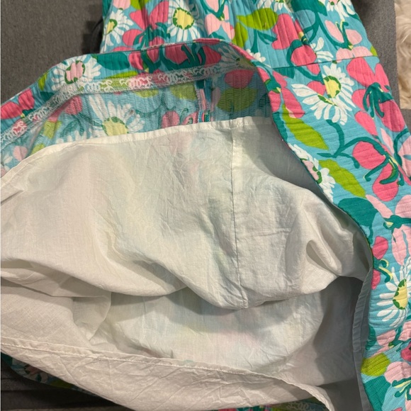 Lilly Pulitzer strapless summer mini dress w/pockets size 6 like new beautiful - Picture 9 of 11